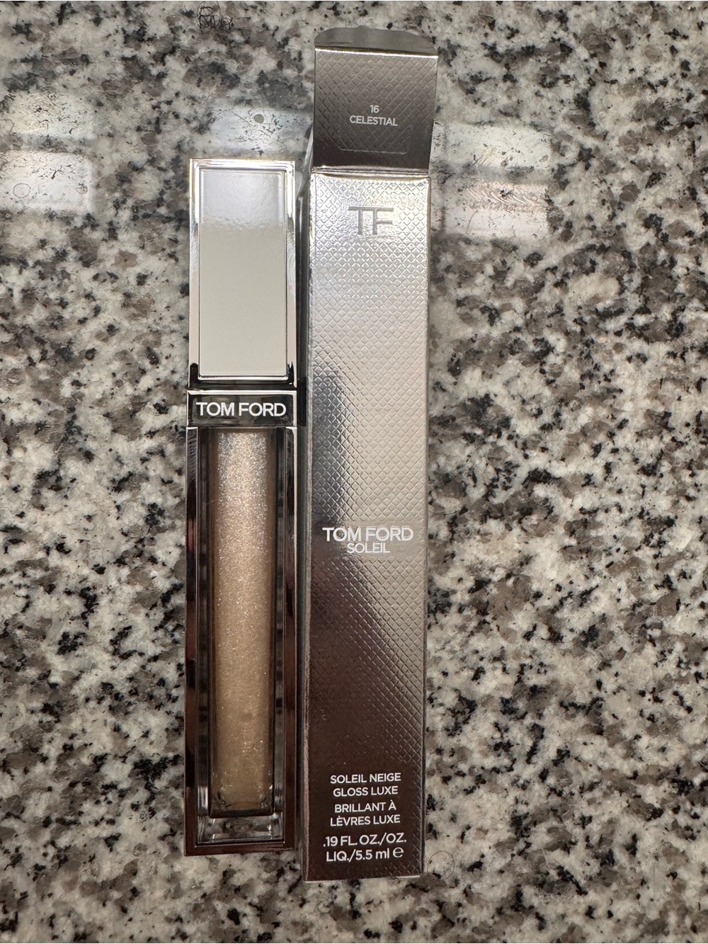 Tom Ford Lip Gloss in Shimmery Champagne Celestal